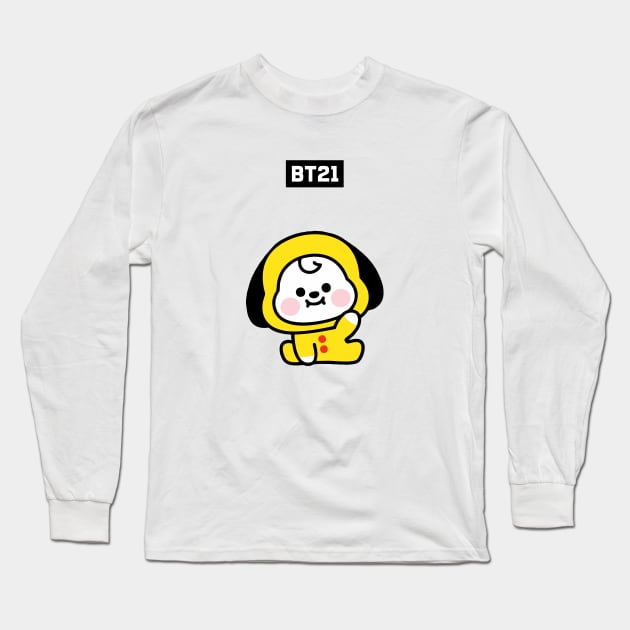 bt21 bts exclusive design 75 Long Sleeve T-Shirt by Typography Dose